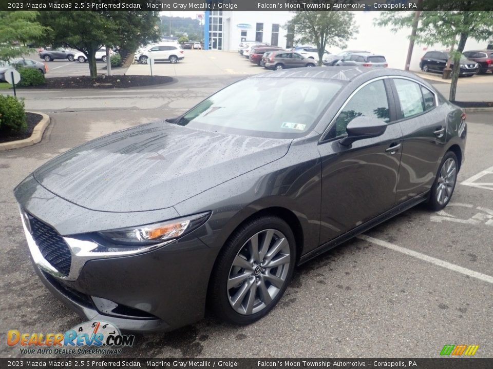 Front 3/4 View of 2023 Mazda Mazda3 2.5 S Preferred Sedan Photo #6