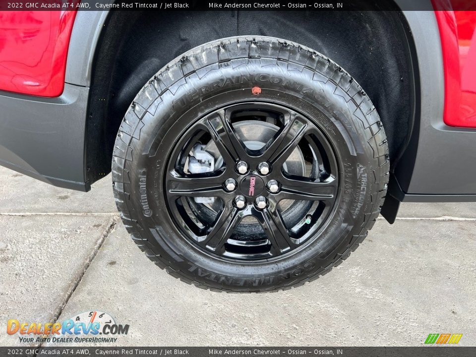 2022 GMC Acadia AT4 AWD Cayenne Red Tintcoat / Jet Black Photo #14