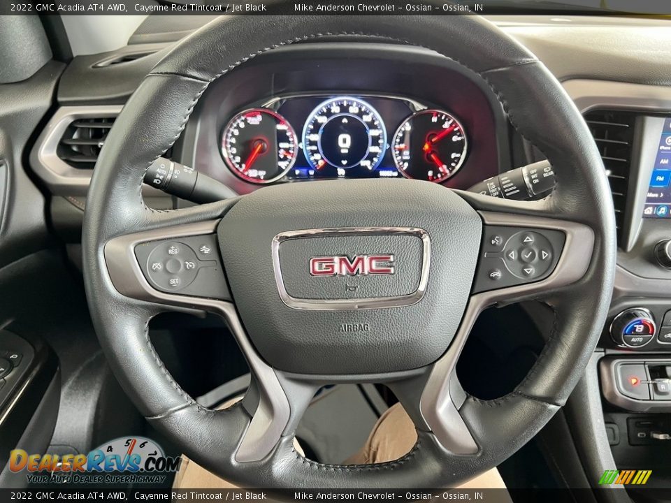 2022 GMC Acadia AT4 AWD Cayenne Red Tintcoat / Jet Black Photo #17