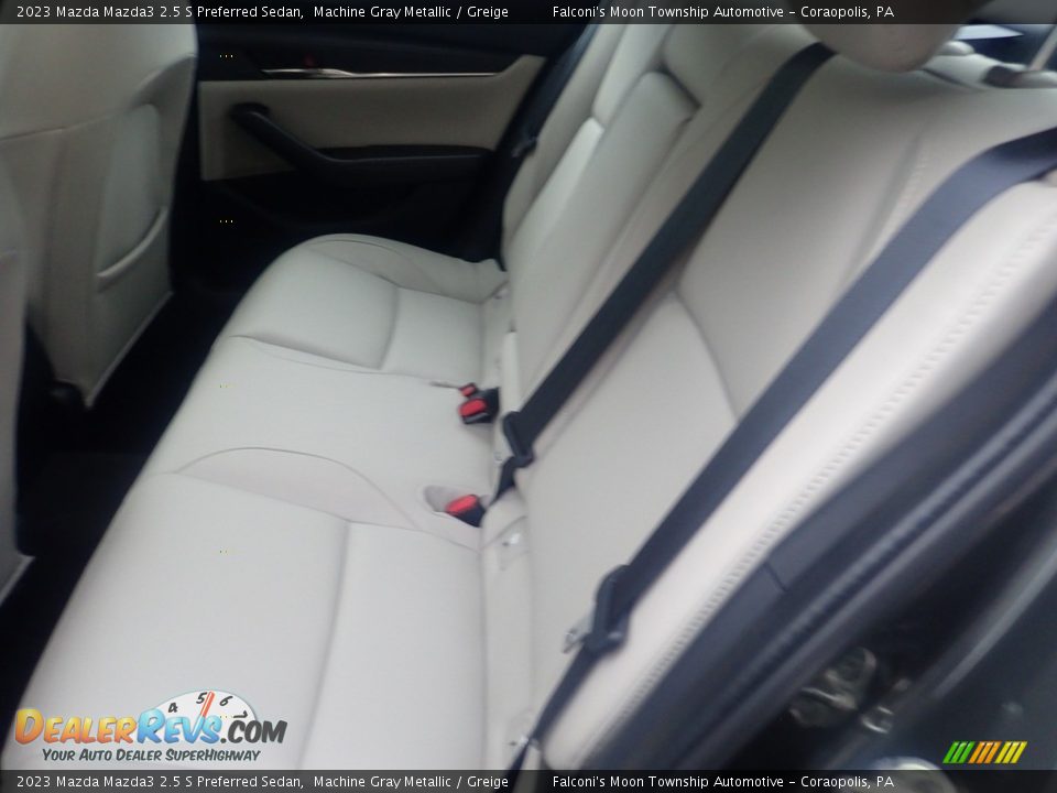 Rear Seat of 2023 Mazda Mazda3 2.5 S Preferred Sedan Photo #11