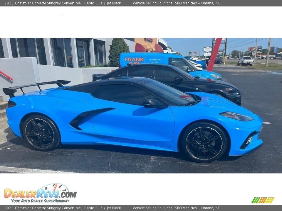 Rapid Blue 2023 Chevrolet Corvette Stingray Convertible Photo #1