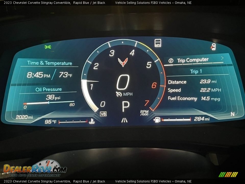 2023 Chevrolet Corvette Stingray Convertible Gauges Photo #3