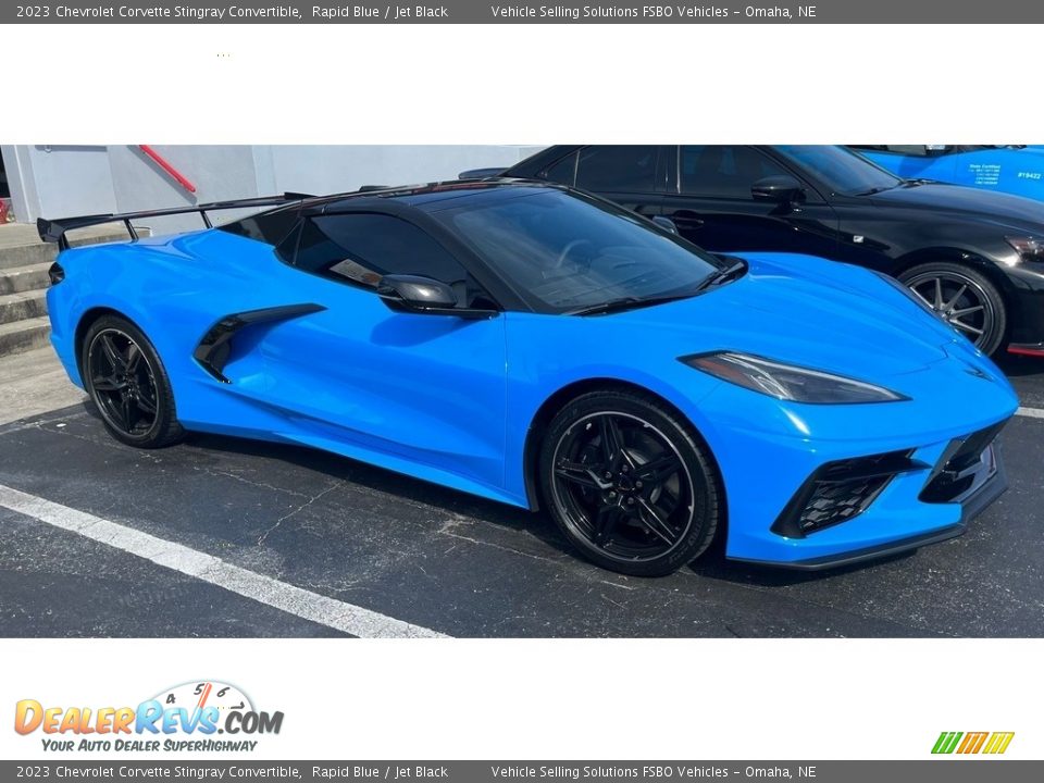 Front 3/4 View of 2023 Chevrolet Corvette Stingray Convertible Photo #4