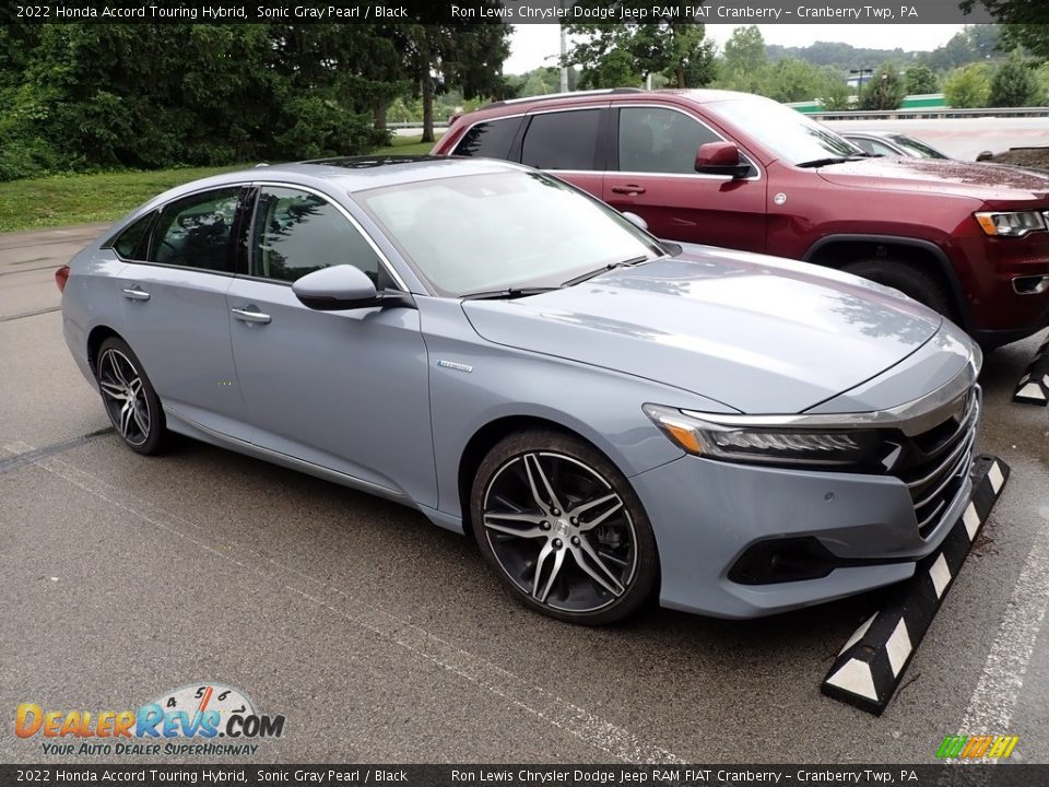 2022 Honda Accord Touring Hybrid Sonic Gray Pearl / Black Photo #2