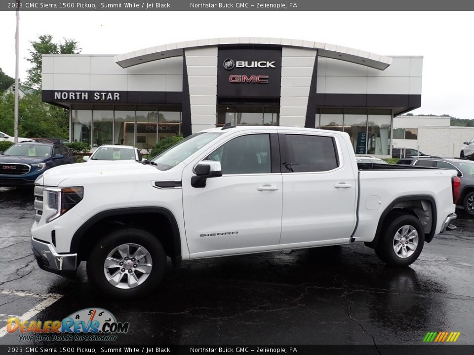 2023 GMC Sierra 1500 Pickup Summit White / Jet Black Photo #1