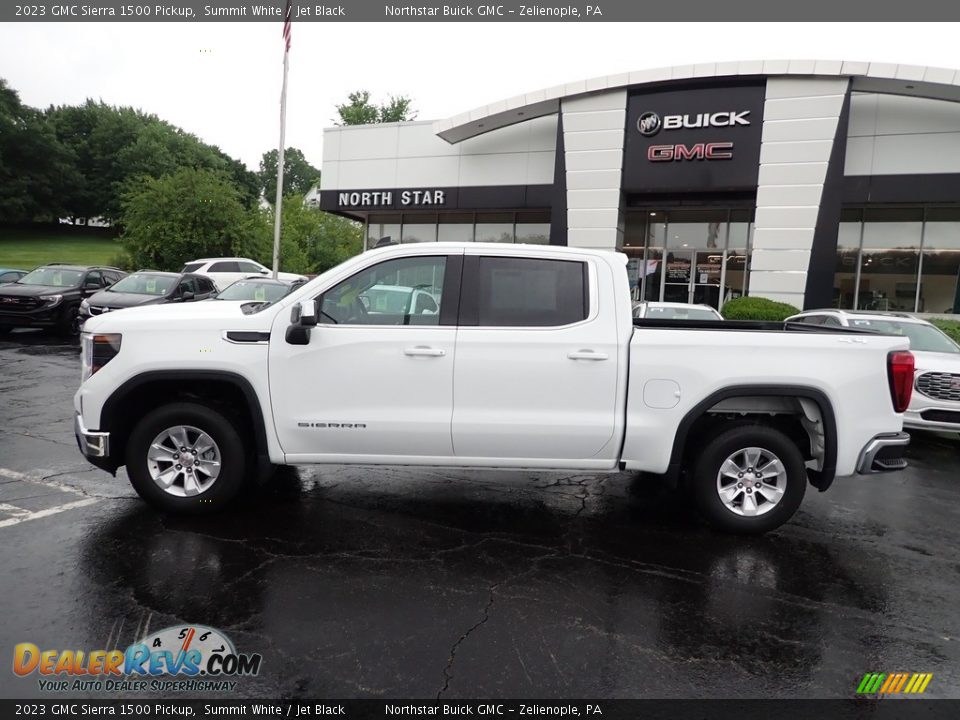 2023 GMC Sierra 1500 Pickup Summit White / Jet Black Photo #2