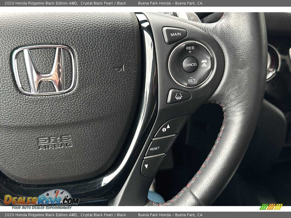 2020 Honda Ridgeline Black Edition AWD Steering Wheel Photo #27