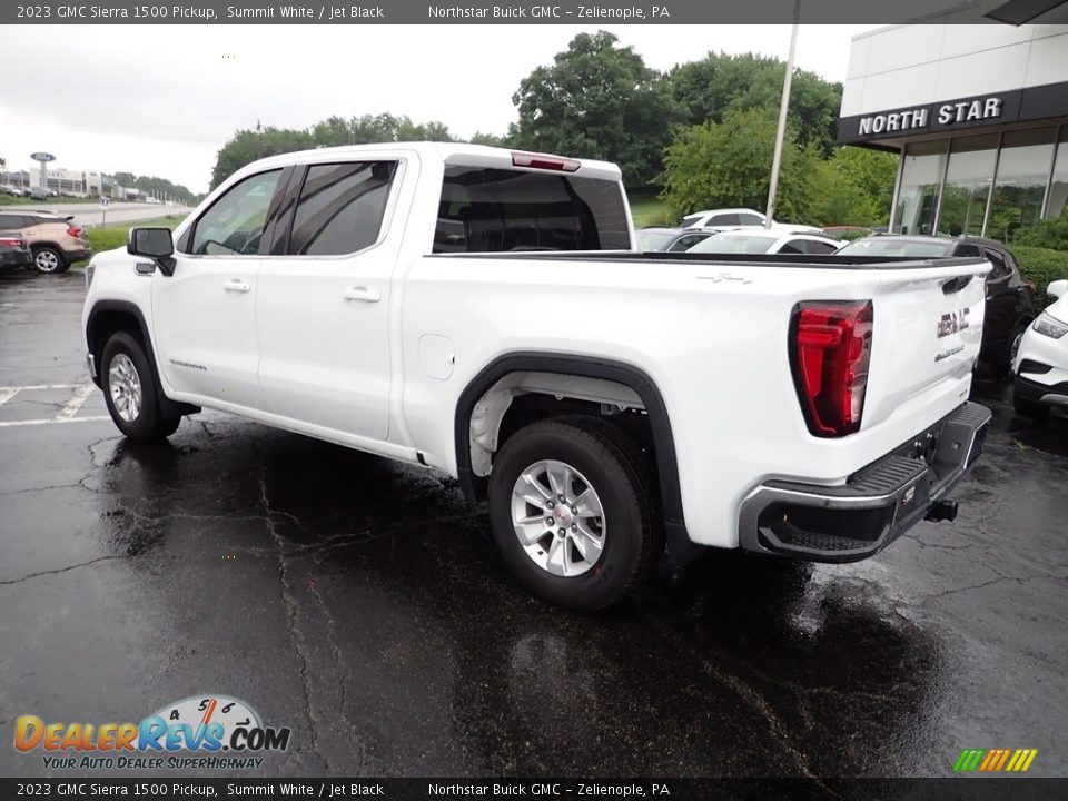 2023 GMC Sierra 1500 Pickup Summit White / Jet Black Photo #3