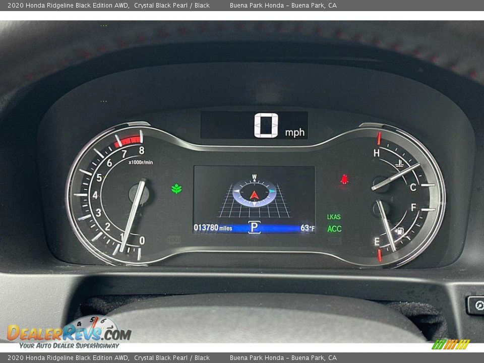 2020 Honda Ridgeline Black Edition AWD Gauges Photo #28