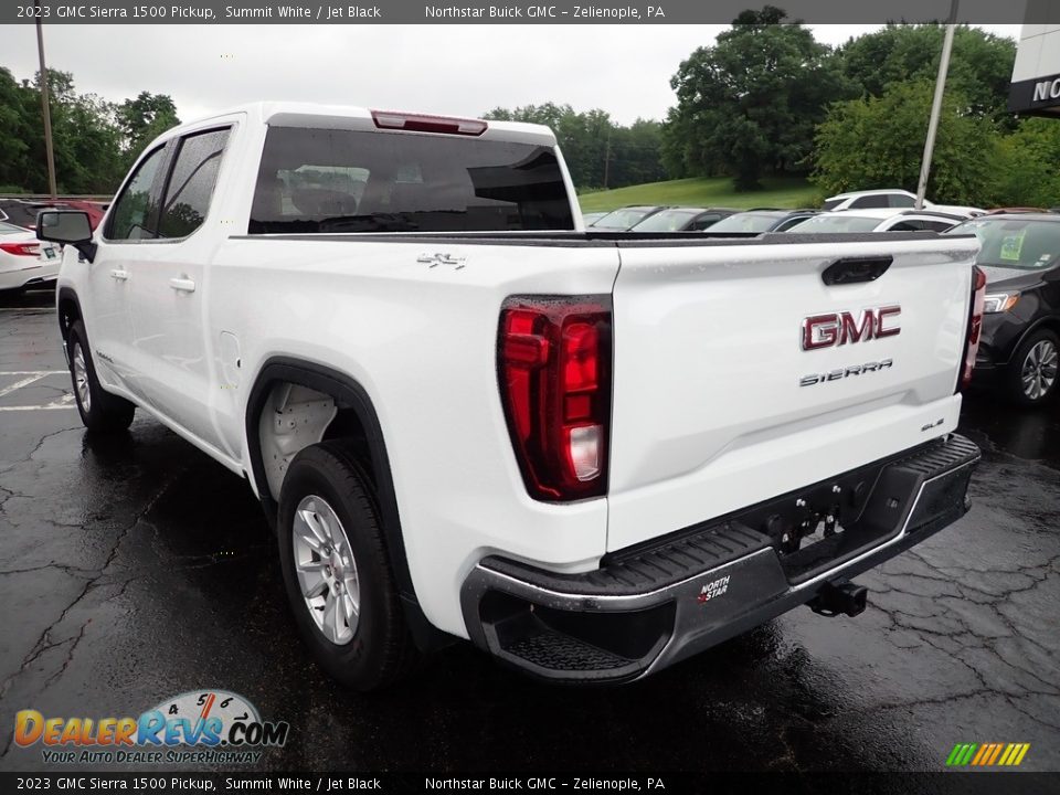 2023 GMC Sierra 1500 Pickup Summit White / Jet Black Photo #4