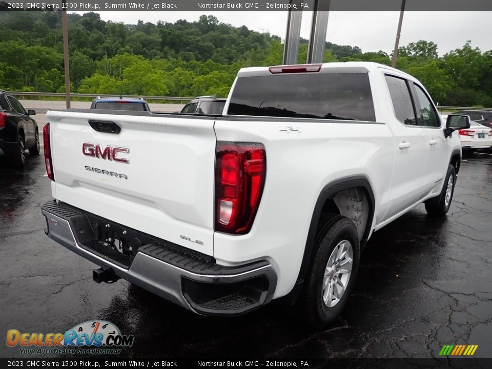 2023 GMC Sierra 1500 Pickup Summit White / Jet Black Photo #6