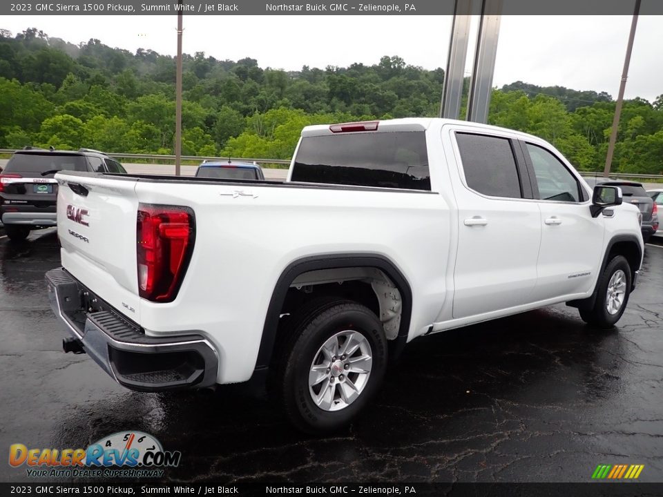 2023 GMC Sierra 1500 Pickup Summit White / Jet Black Photo #7