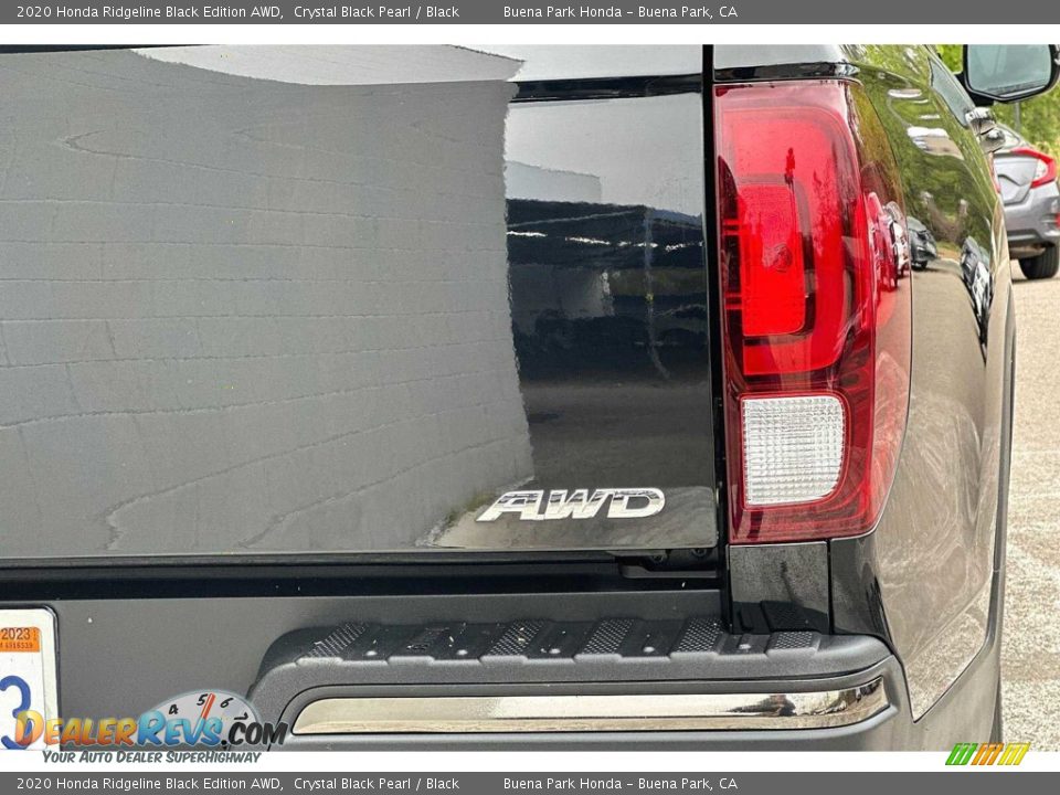 2020 Honda Ridgeline Black Edition AWD Crystal Black Pearl / Black Photo #32