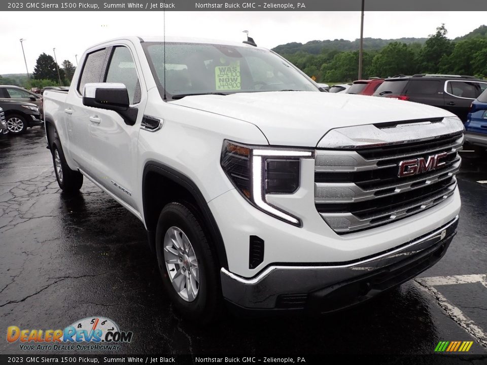 2023 GMC Sierra 1500 Pickup Summit White / Jet Black Photo #10