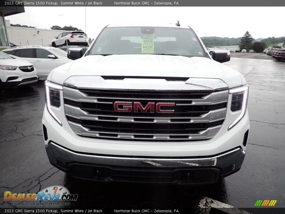 2023 GMC Sierra 1500 Pickup Summit White / Jet Black Photo #11