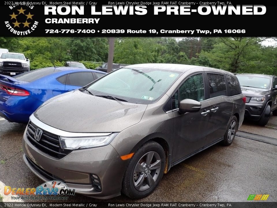 2022 Honda Odyssey EX Modern Steel Metallic / Gray Photo #1