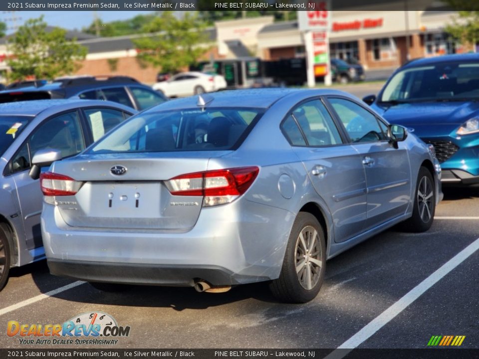 2021 Subaru Impreza Premium Sedan Ice Silver Metallic / Black Photo #3