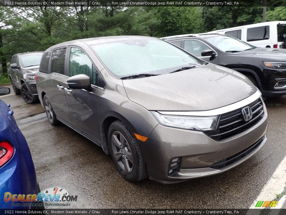 2022 Honda Odyssey EX Modern Steel Metallic / Gray Photo #3