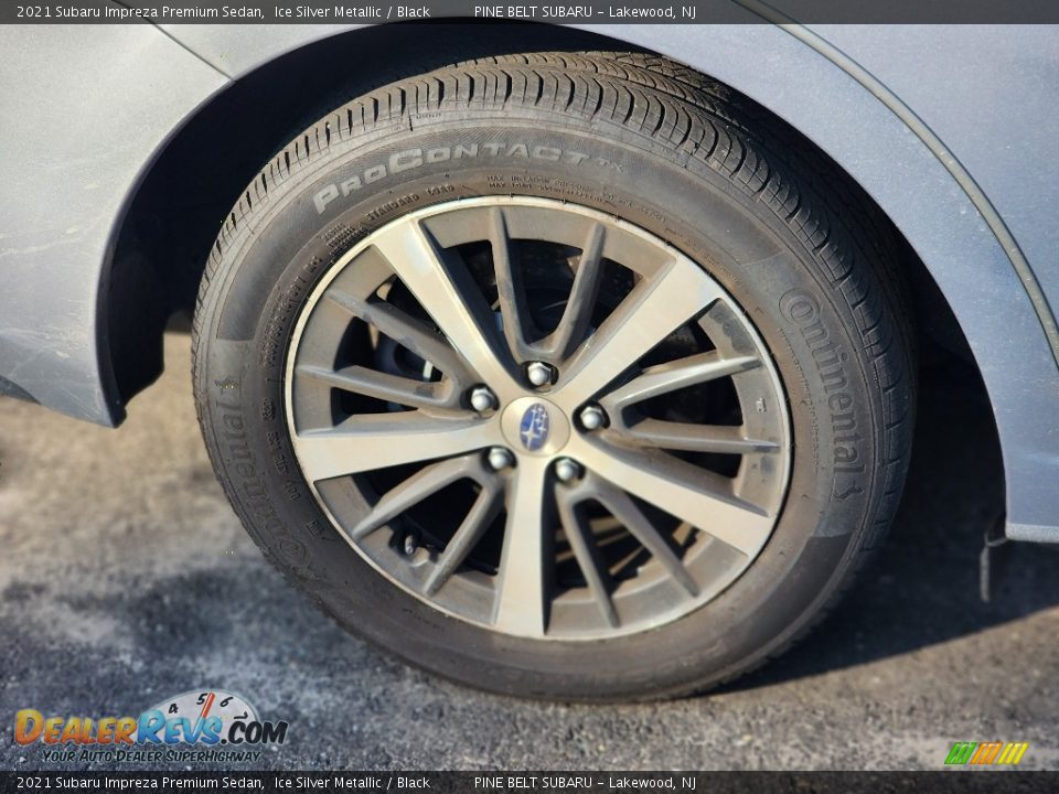 2021 Subaru Impreza Premium Sedan Ice Silver Metallic / Black Photo #6