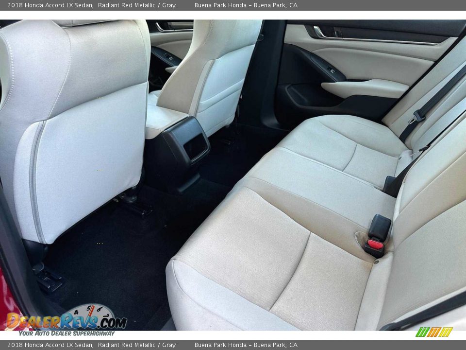 Rear Seat of 2018 Honda Accord LX Sedan Photo #13