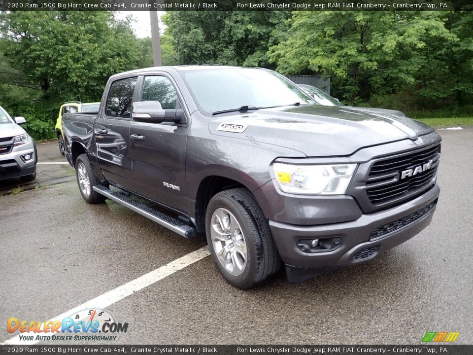 2020 Ram 1500 Big Horn Crew Cab 4x4 Granite Crystal Metallic / Black Photo #3
