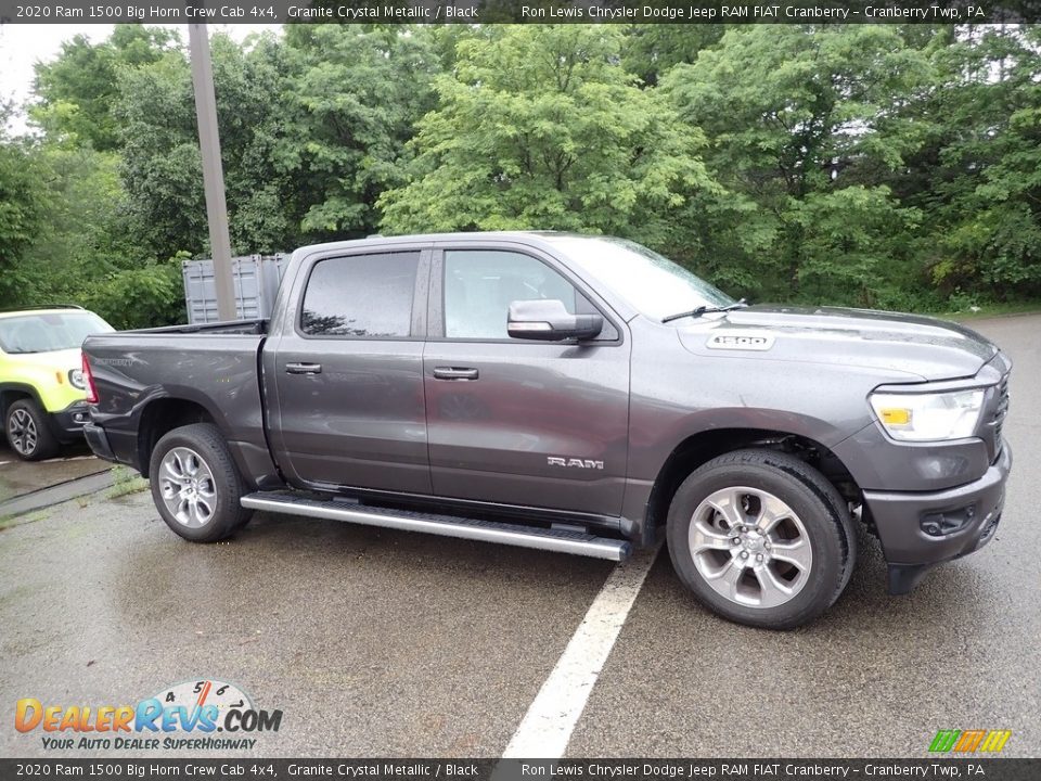 2020 Ram 1500 Big Horn Crew Cab 4x4 Granite Crystal Metallic / Black Photo #4