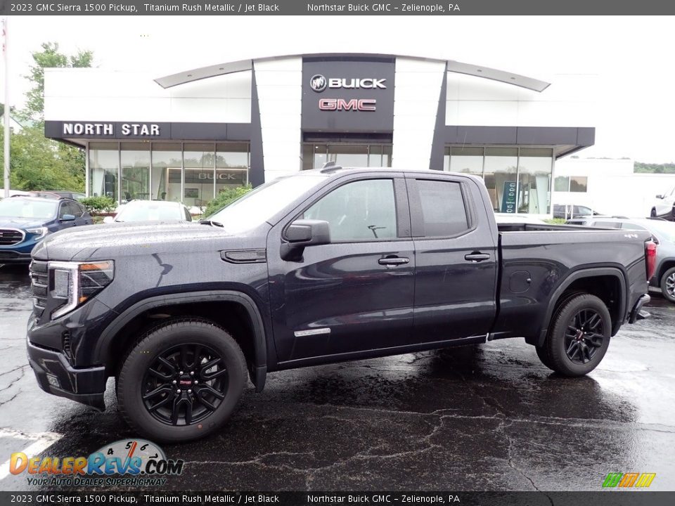 2023 GMC Sierra 1500 Pickup Titanium Rush Metallic / Jet Black Photo #1