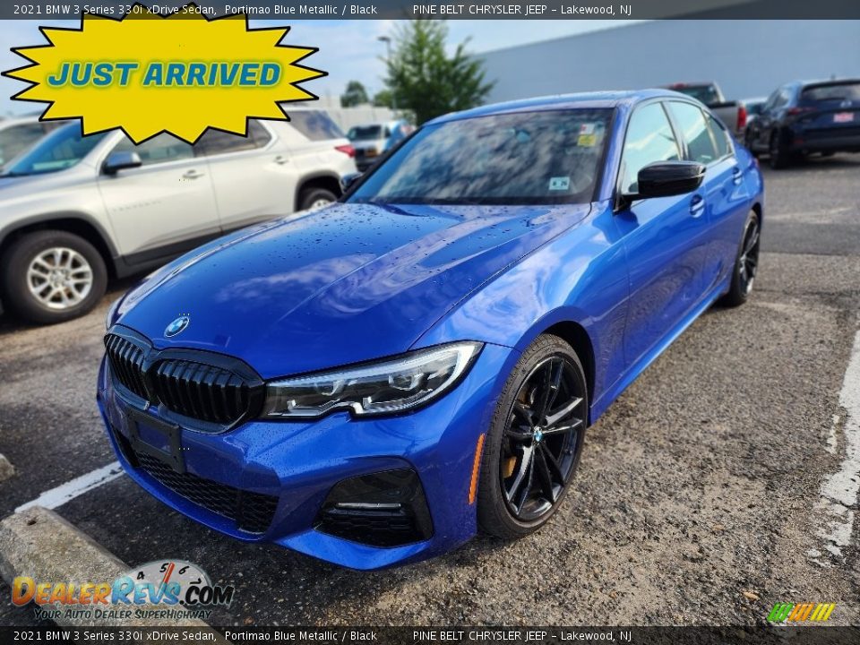 2021 BMW 3 Series 330i xDrive Sedan Portimao Blue Metallic / Black Photo #1