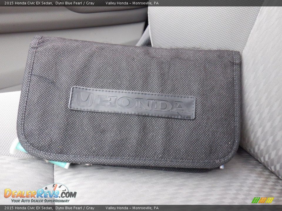 2015 Honda Civic EX Sedan Dyno Blue Pearl / Gray Photo #25