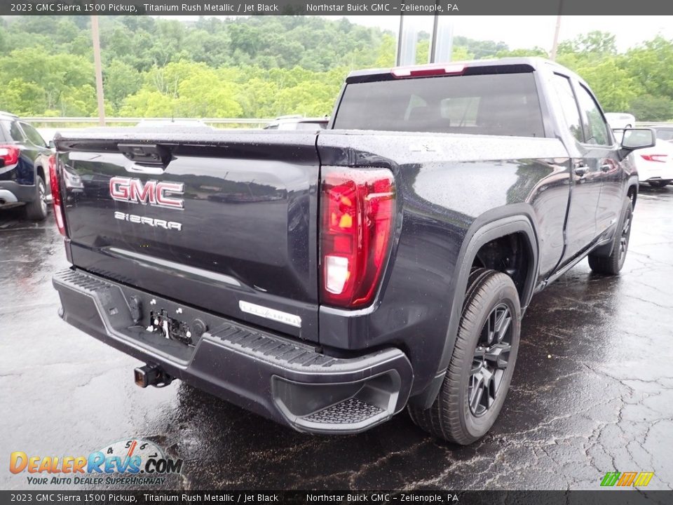 2023 GMC Sierra 1500 Pickup Titanium Rush Metallic / Jet Black Photo #6