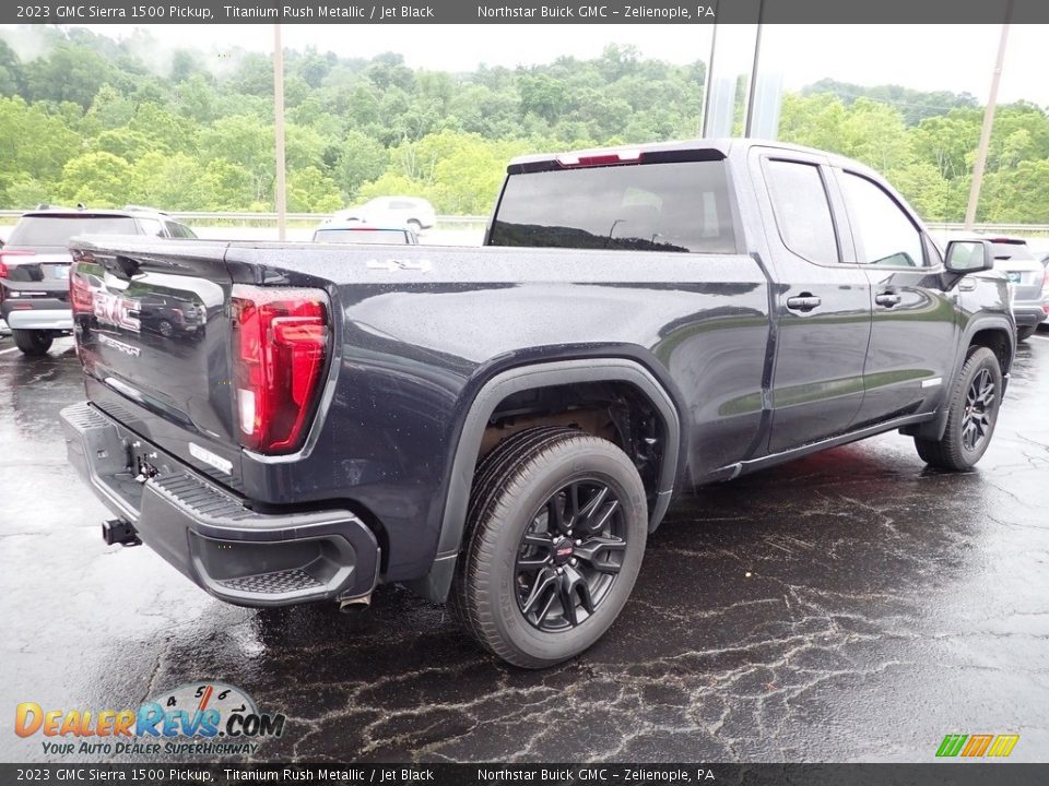 2023 GMC Sierra 1500 Pickup Titanium Rush Metallic / Jet Black Photo #7