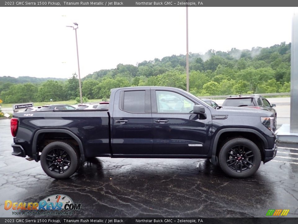 2023 GMC Sierra 1500 Pickup Titanium Rush Metallic / Jet Black Photo #8