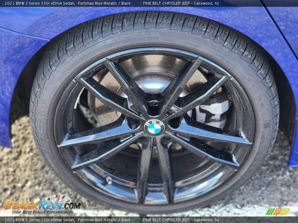 2021 BMW 3 Series 330i xDrive Sedan Portimao Blue Metallic / Black Photo #6