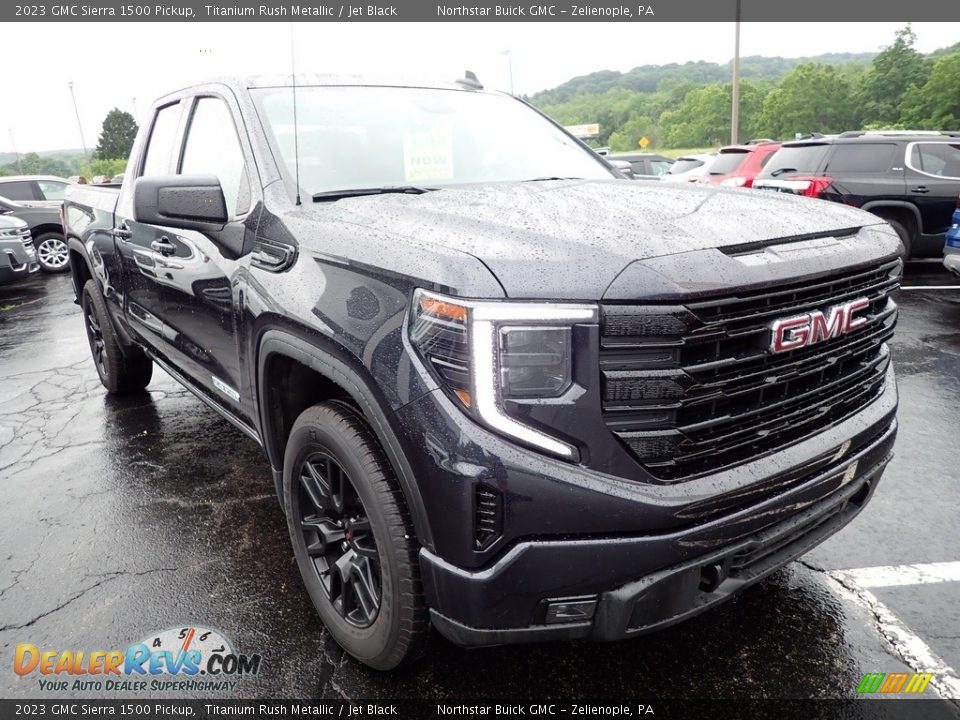 2023 GMC Sierra 1500 Pickup Titanium Rush Metallic / Jet Black Photo #10