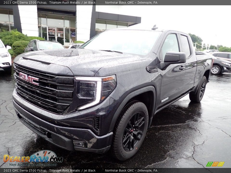 2023 GMC Sierra 1500 Pickup Titanium Rush Metallic / Jet Black Photo #12