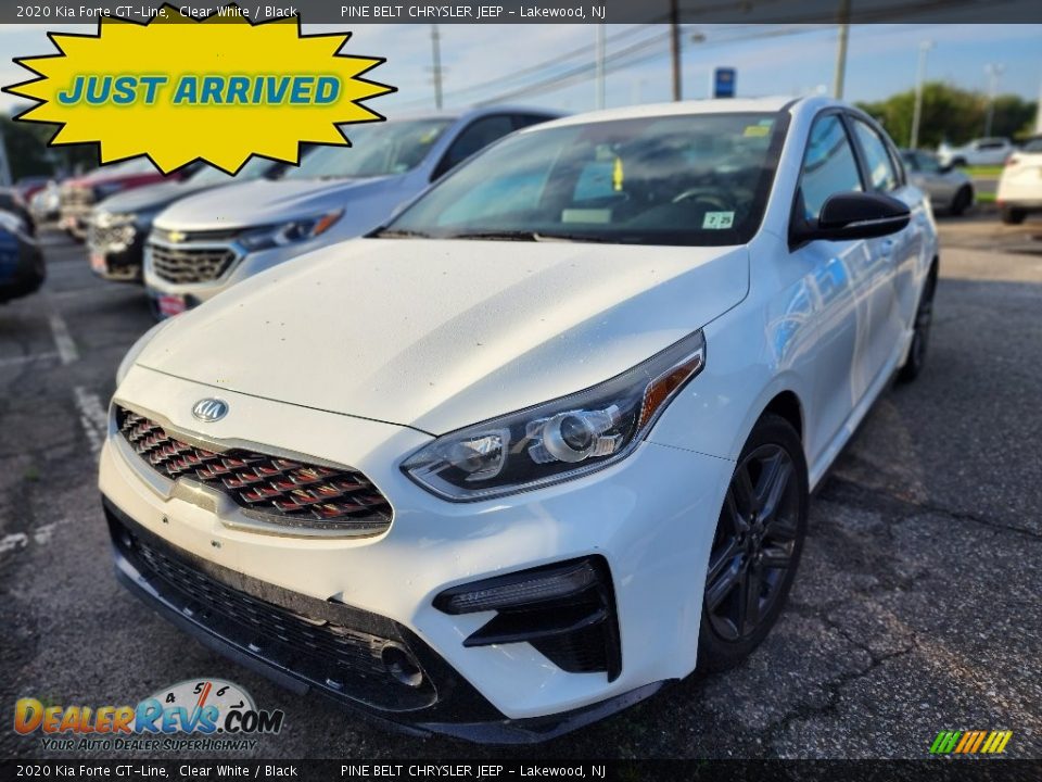 2020 Kia Forte GT-Line Clear White / Black Photo #1