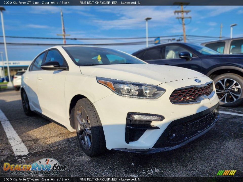 2020 Kia Forte GT-Line Clear White / Black Photo #2