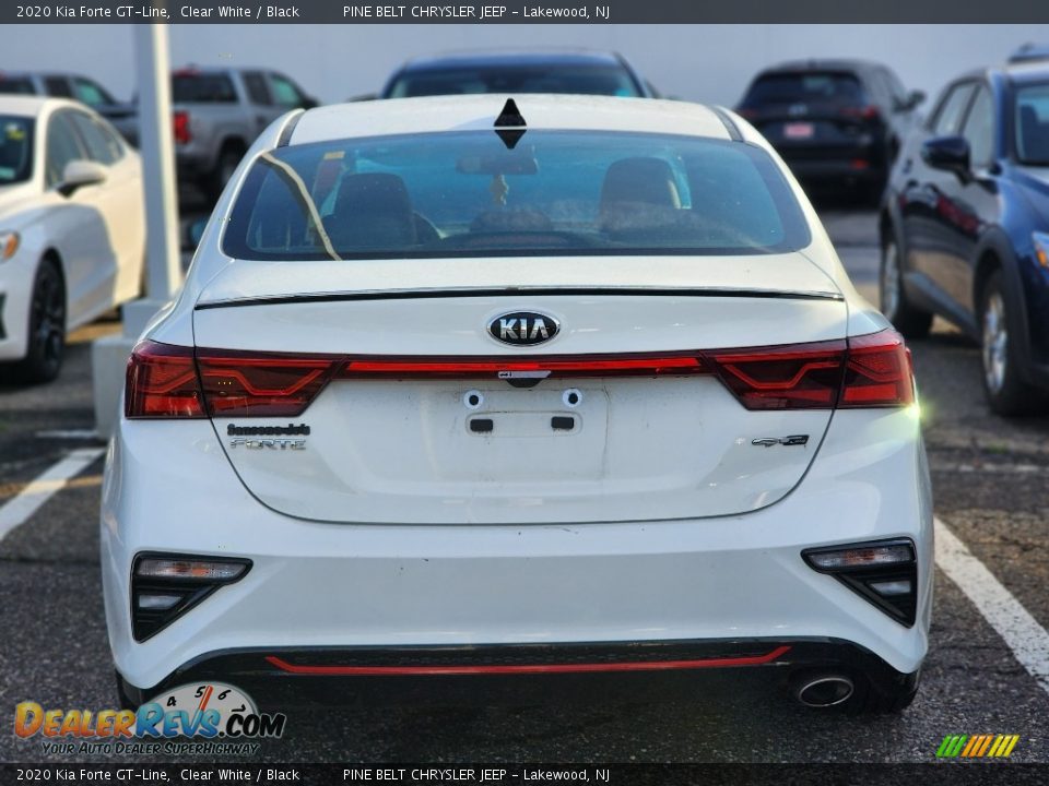 2020 Kia Forte GT-Line Clear White / Black Photo #4