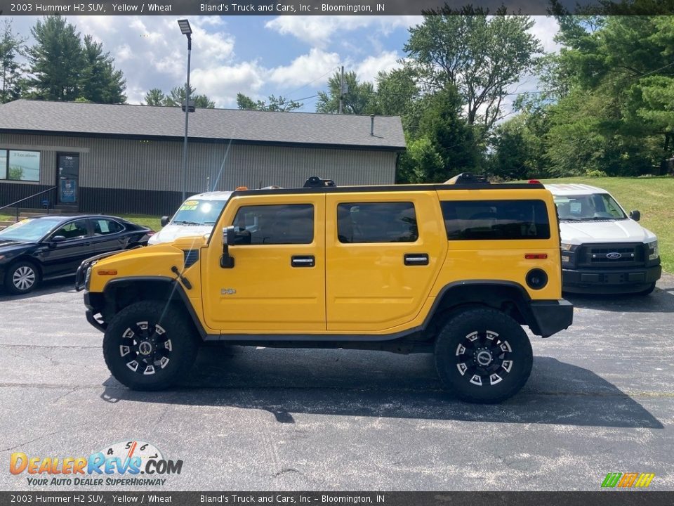 2003 Hummer H2 SUV Yellow / Wheat Photo #1