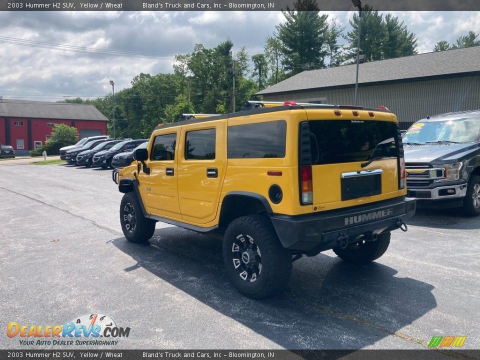 2003 Hummer H2 SUV Yellow / Wheat Photo #3