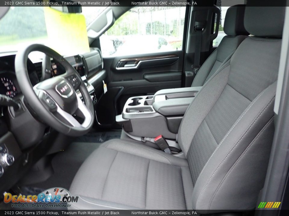 Jet Black Interior - 2023 GMC Sierra 1500 Pickup Photo #19