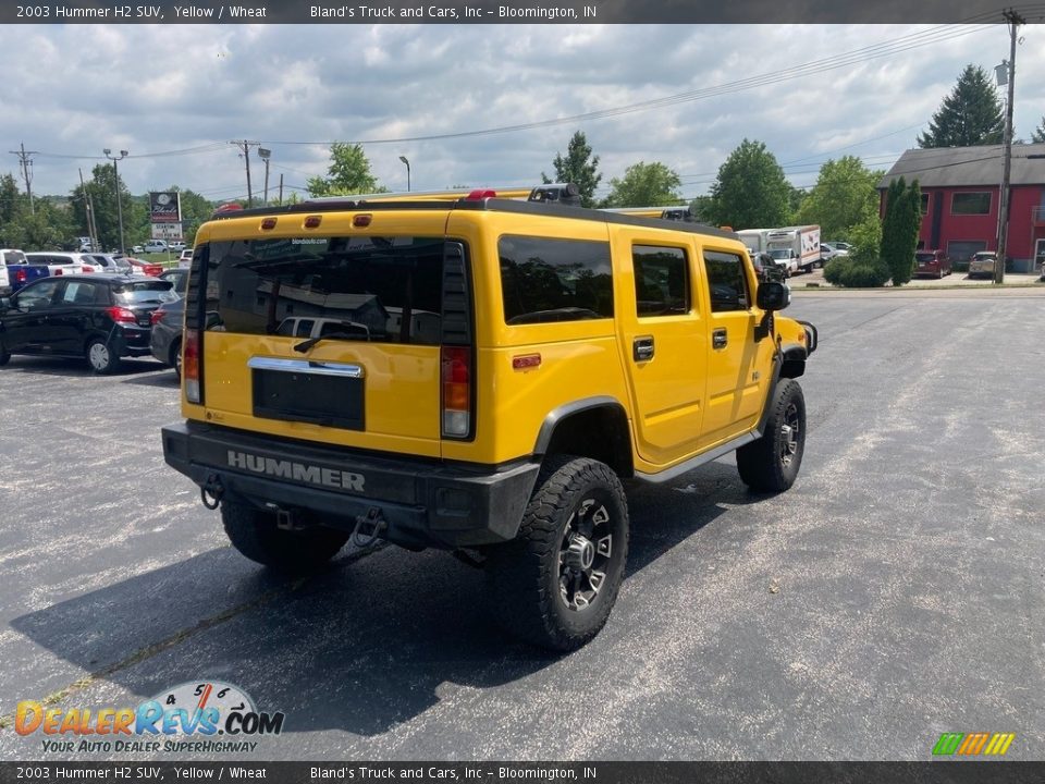 2003 Hummer H2 SUV Yellow / Wheat Photo #5