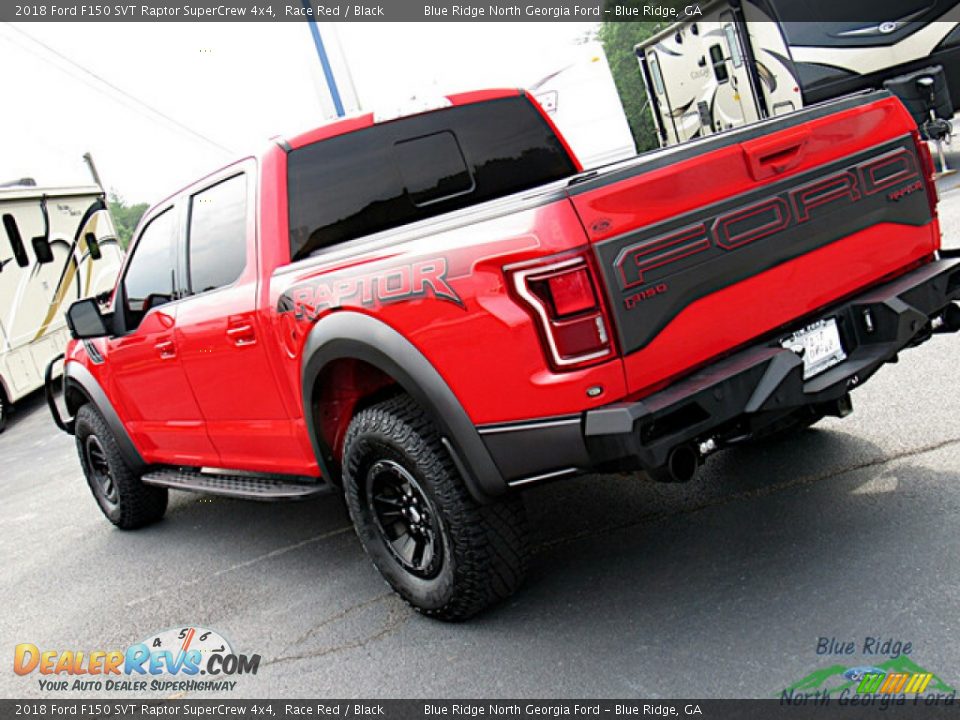 2018 Ford F150 SVT Raptor SuperCrew 4x4 Race Red / Black Photo #34