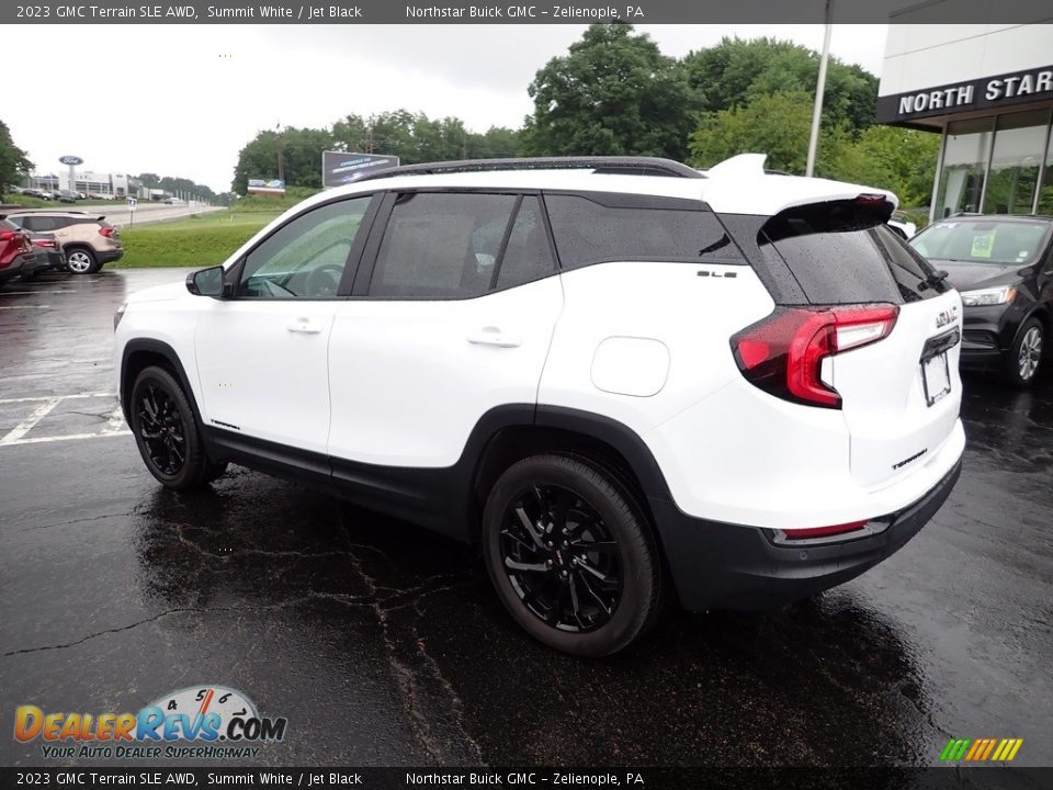 2023 GMC Terrain SLE AWD Summit White / Jet Black Photo #3