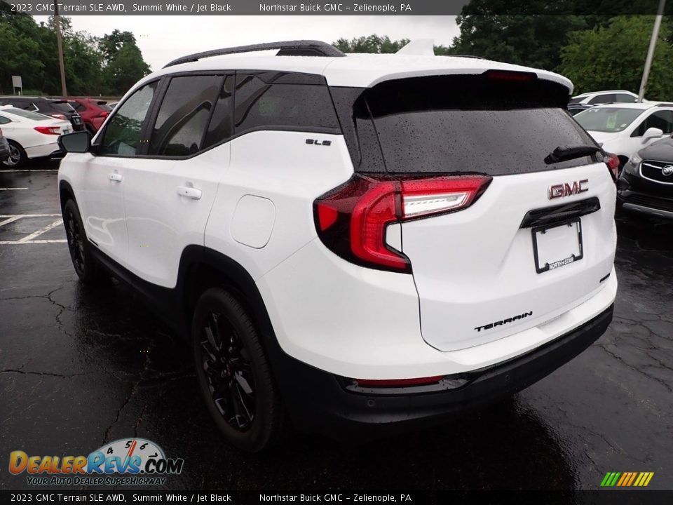 2023 GMC Terrain SLE AWD Summit White / Jet Black Photo #4