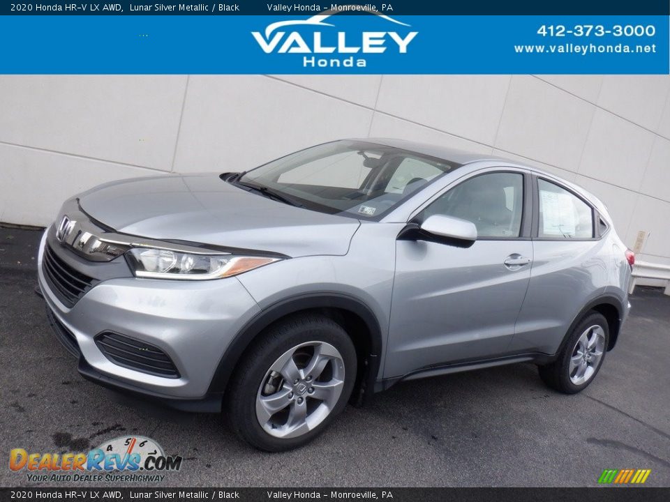 2020 Honda HR-V LX AWD Lunar Silver Metallic / Black Photo #1