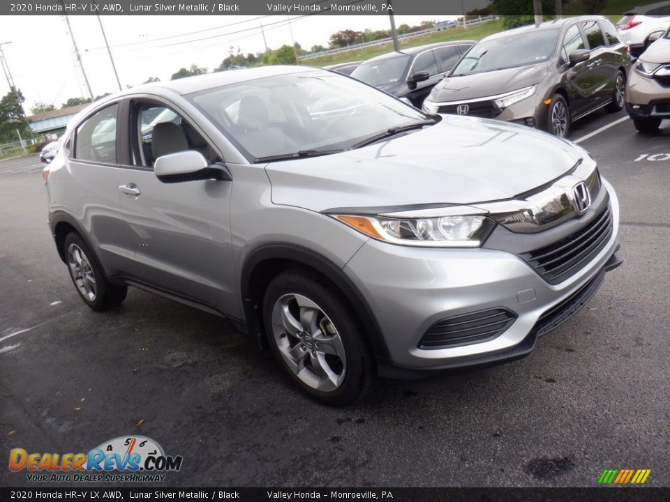 2020 Honda HR-V LX AWD Lunar Silver Metallic / Black Photo #3