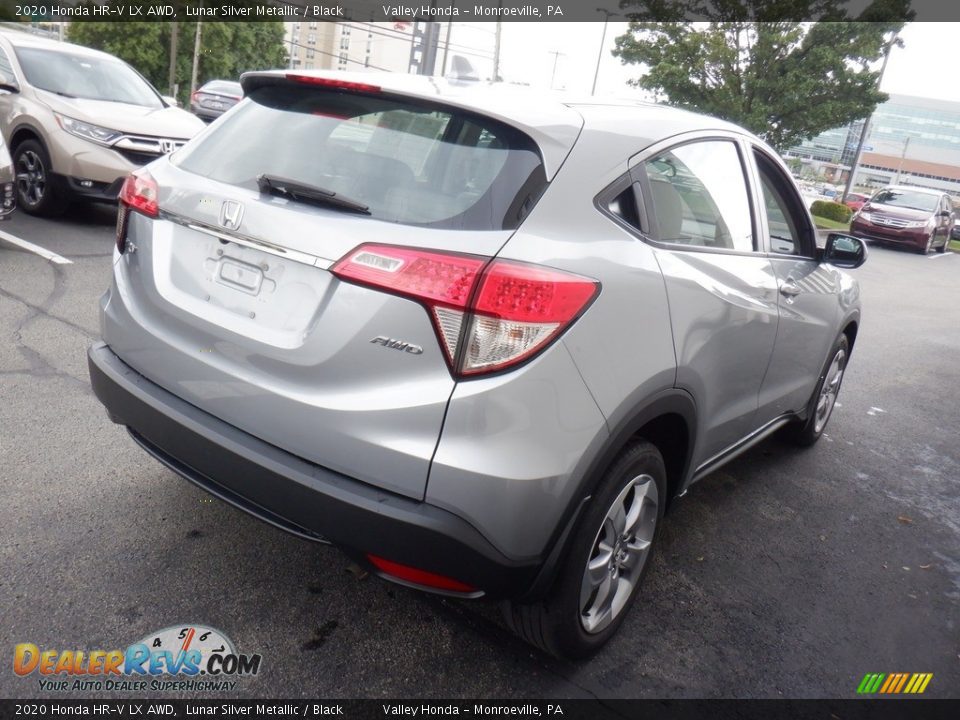 2020 Honda HR-V LX AWD Lunar Silver Metallic / Black Photo #4