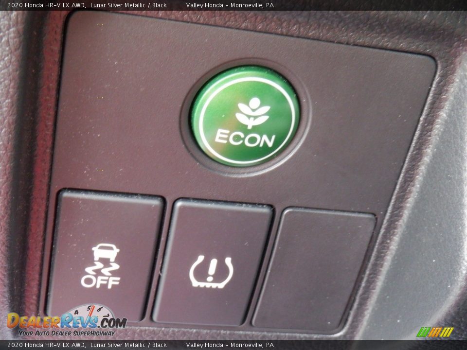 2020 Honda HR-V LX AWD Lunar Silver Metallic / Black Photo #10