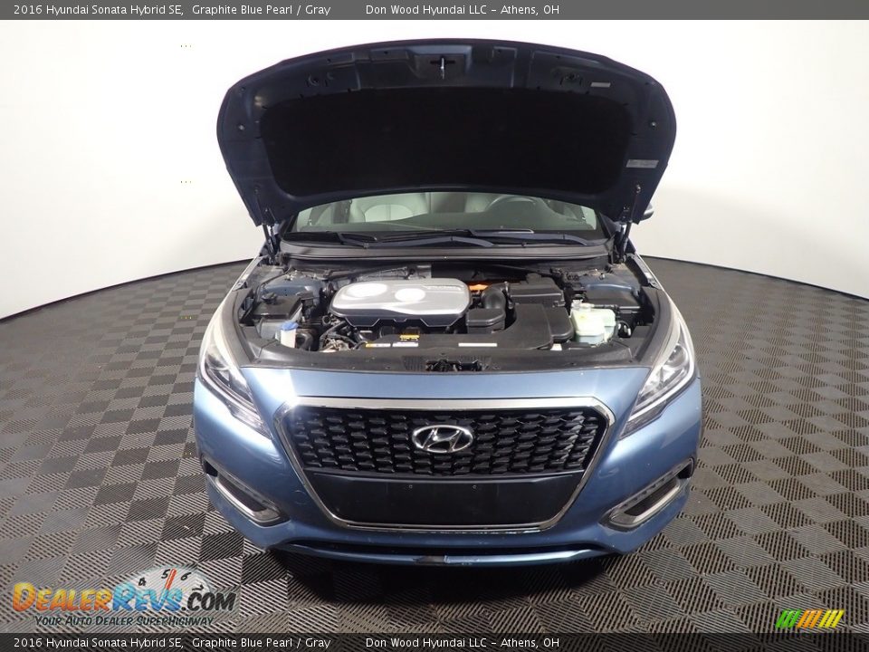 2016 Hyundai Sonata Hybrid SE Graphite Blue Pearl / Gray Photo #5